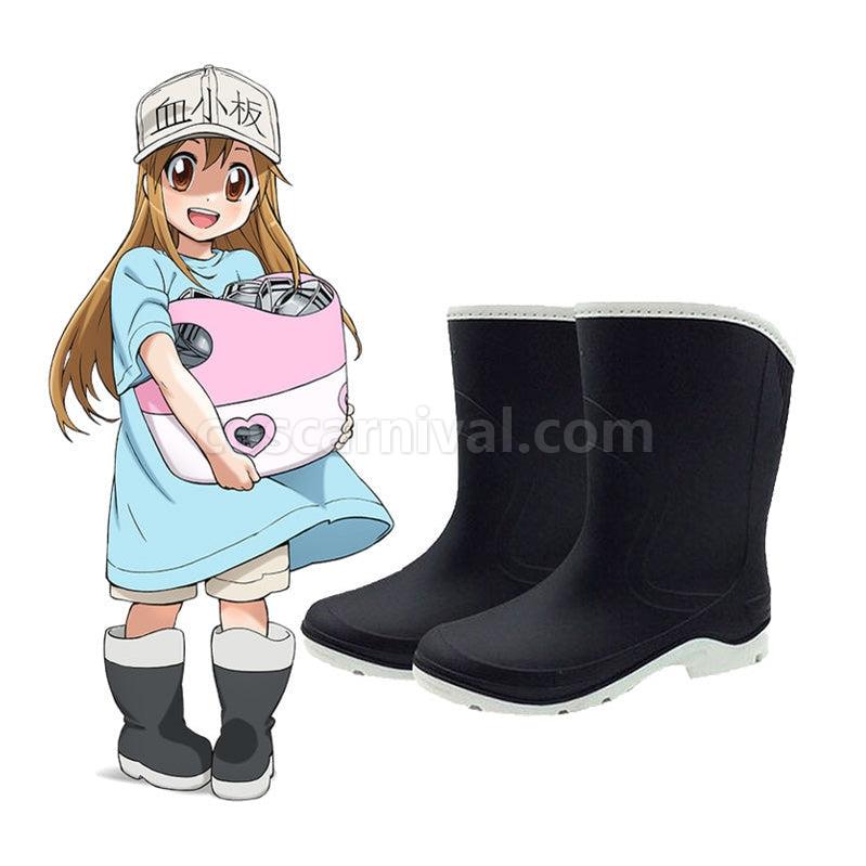 Cells at Work Platelet Black Cosplay Shoes coscarnival011114844