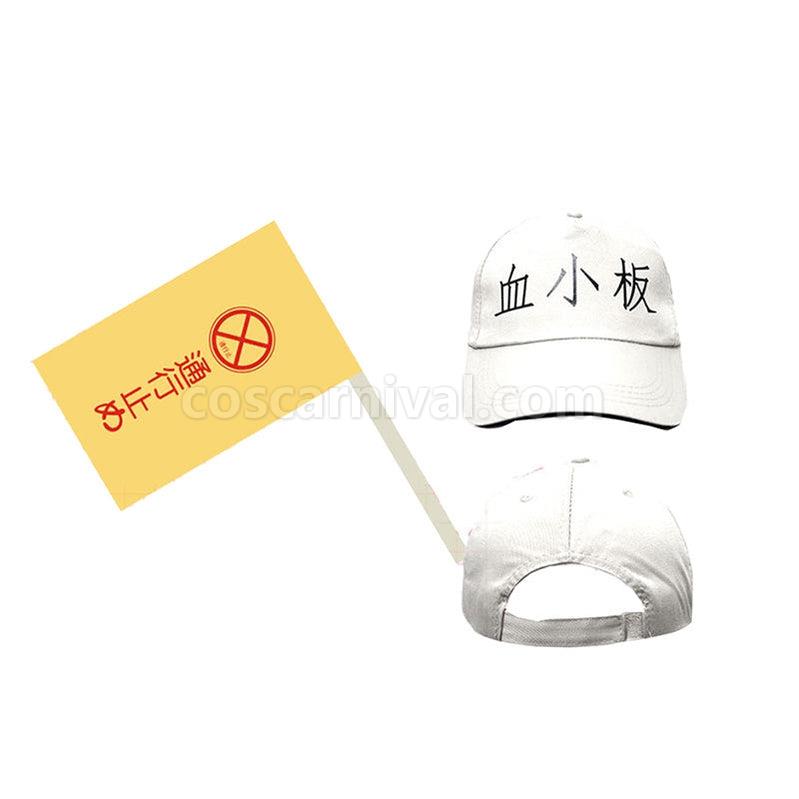 Cells at Work Platelet Uniform Outfits Cosplay Costume with Hat coscarnival011114904