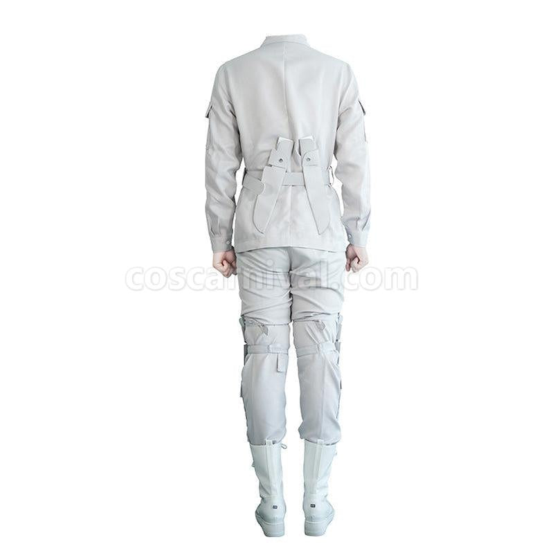 Cells at Work White Blood Cell Uniform Cosplay Costume with Hat coscarnival011114848