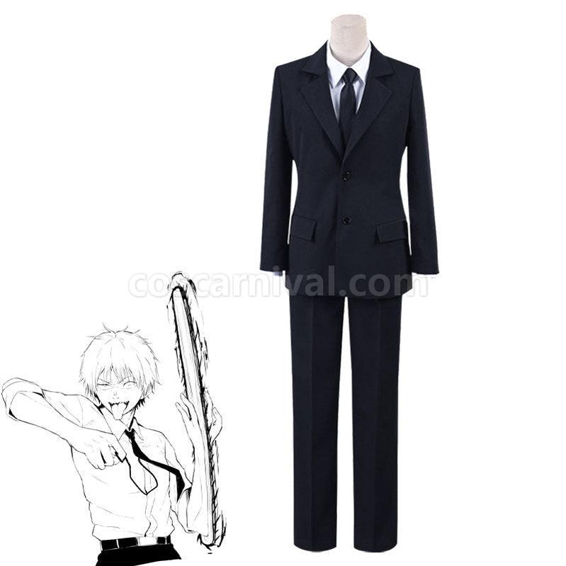 Chainsaw Man Denji Fullsuit Cosplay Costumes coscarnival011111378