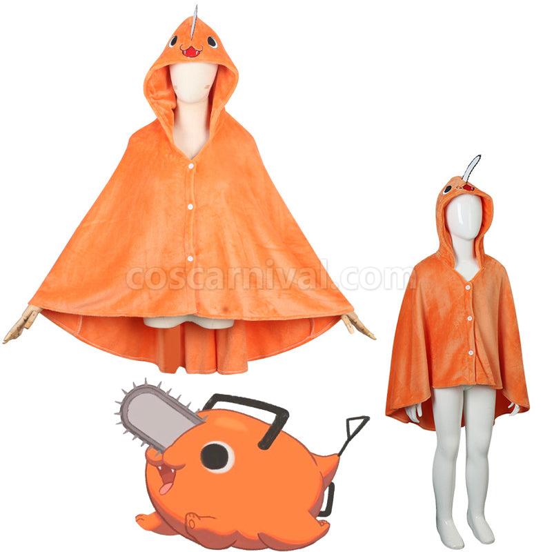 Chainsaw Man Makima Pochita Cloak Cosplay Costumes coscarnival0111875