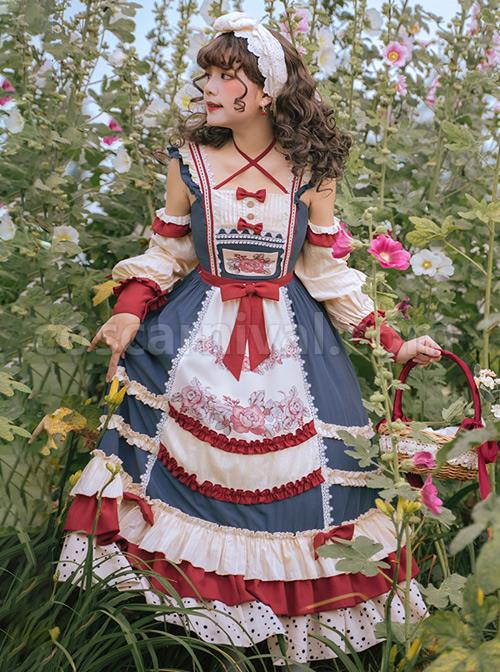 Chengnan-Flowers-Bloom-Series-JSK-Pastoral-Style-Classic-Lolita-Long-Sling-Dress-coscarnival-4784