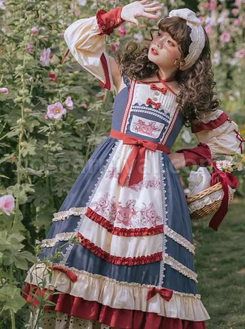 Chengnan-Flowers-Bloom-Series-JSK-Pastoral-Style-Classic-Lolita-Long-Sling-Dress-coscarnival-4798
