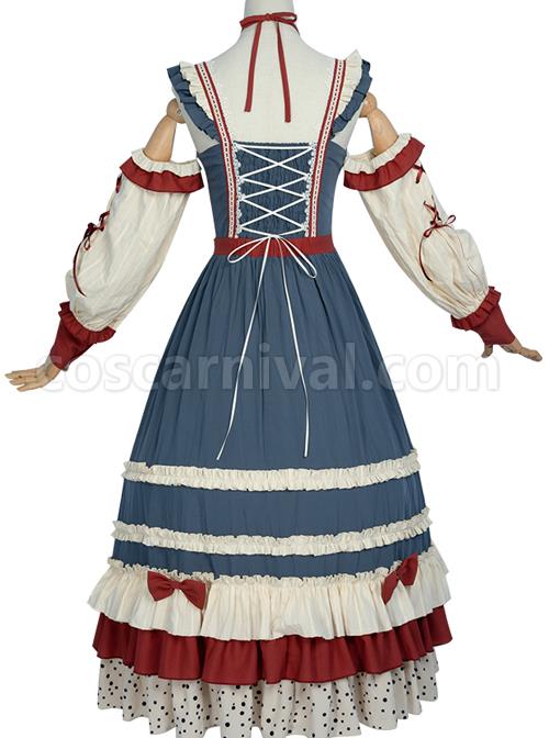 Chengnan-Flowers-Bloom-Series-JSK-Pastoral-Style-Classic-Lolita-Long-Sling-Dress-coscarnival-4844