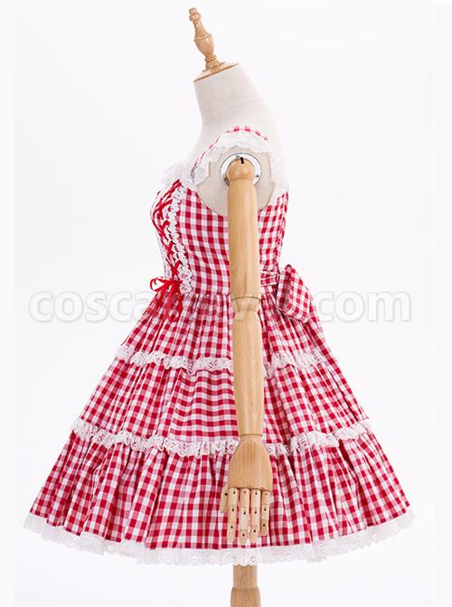 Chiffon-Lace-Plaid-Classic-Lolita-Sling-Dress-coscarnival-59