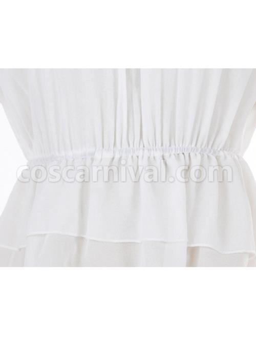 Chiffon Petal Collar Sweet Lolita Short Sleeve Shirt coscarnival