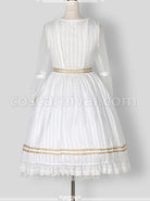 Chiffon-Puff-Sleeve-Bowknot-Ruffle-Lolita-Half-Sleeve-Dress-coscarnival-5231