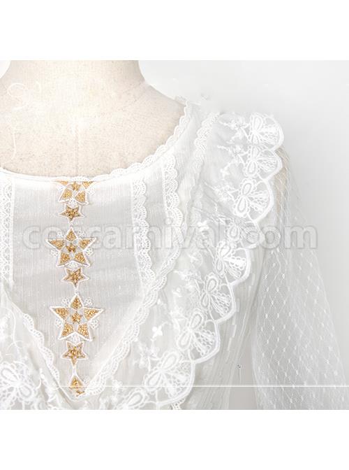 Chiffon-Puff-Sleeve-Bowknot-Ruffle-Lolita-Half-Sleeve-Dress-coscarnival-5247