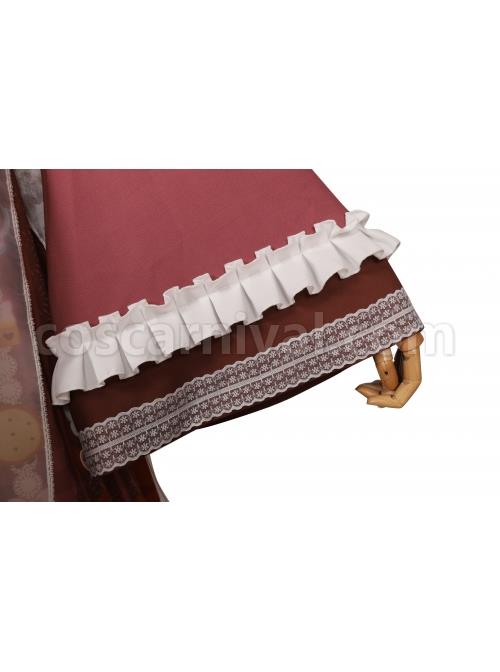 Chinese-Style-Chiffon-Ruffled-Pleats-Sweet-High-Waist-Tie-Rope--Puppy-Print-Bow-Knot-Decoration-Classic-Lolita-OP-Dress-Set-coscarnival-5282