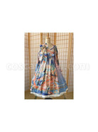 Chinese-Style-Delicate-Gilt-Graphic-Print-Decoration-Pleated-Bow-Knot-Classic-Lolita-Slip-Dress-Set-coscarnival-3354