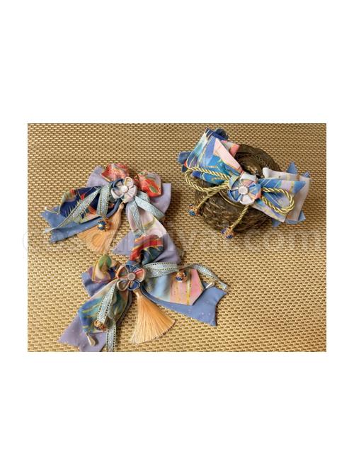 Chinese-Style-Delicate-Gilt-Graphic-Print-Decoration-Pleated-Bow-Knot-Classic-Lolita-Slip-Dress-Set-coscarnival-3374