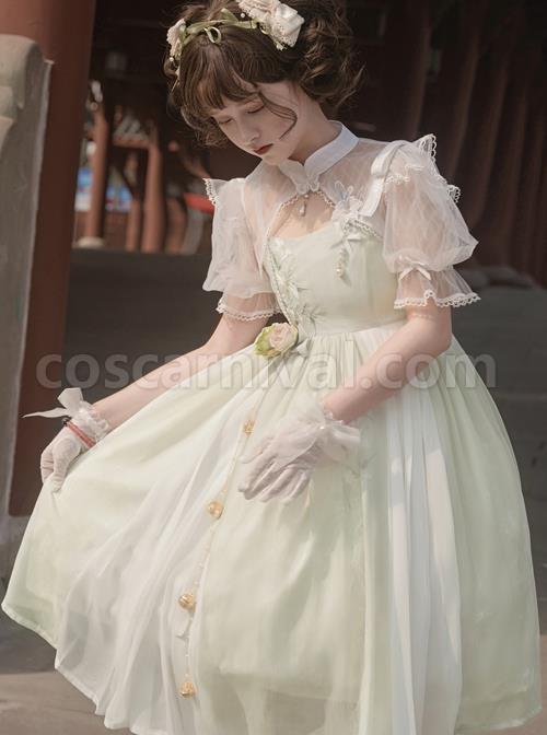 Chinese-Style-Han-Element-Lily-Embroidery-Three-Dimensional-Flower-Bell-Decoration-Daily-Sweet-Classic-Lolita-Short-Sleeved-Dress-coscarnival-3334