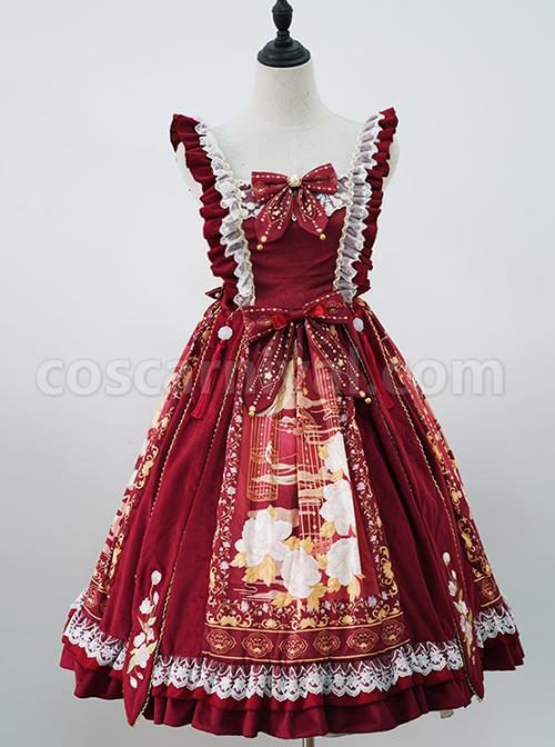 Chinese-Style-Hanfu-Elements-Improved-Lace-Trumpet-Sleeves-Embroidered-Printed-Bows-Elegant-Classic-Lolita-Sleeveless-Dress-Long-Sleeve-Shirt-Suit-coscarnival-4819