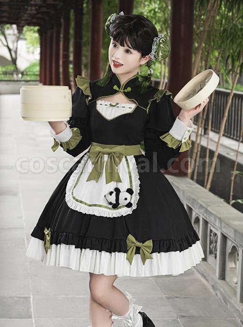 Chinese-Style-Stand-Collar-Chest-Cutout-Design-Green-Bow-Red-Panda-Decoration-Cute-Sweet-Lolita-Long-Sleeved-Dress-coscarnival-2249.jpg