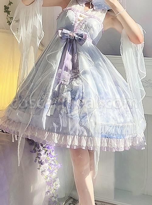 Chinoiserie-Purple-Stand-Collar-Lace-Bead-Chain-Bow-Fringe-Design-Swan-Castle-Print-Classic-Lolita-Sleeveless-Dress-coscarnival-1350