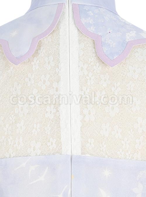 Chinoiserie-Purple-Stand-Collar-Lace-Bead-Chain-Bow-Fringe-Design-Swan-Castle-Print-Classic-Lolita-Sleeveless-Dress-coscarnival-1357