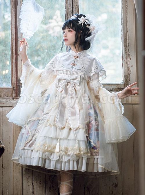 Chinoiserie-Vintage-Gorgeous-Print-Bow-Lace-Fringe-Fake-Collar-Detachable-Design-Classic-Lolita-Sleeveless-Dress-coscarnival-1797