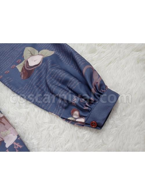 Chocolate-Candy-Print-Decoration-Letter-Print-Doll-Neckline-High-Waist-Belt-A-Version-Classic-Lolita-Long-Sleeve-Dress-coscarnival-3269