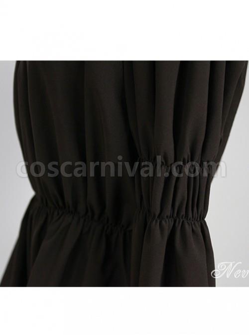 Chocolate Flare Sleeve Long Sleeve Bowknot Lolita Blouse coscarnival