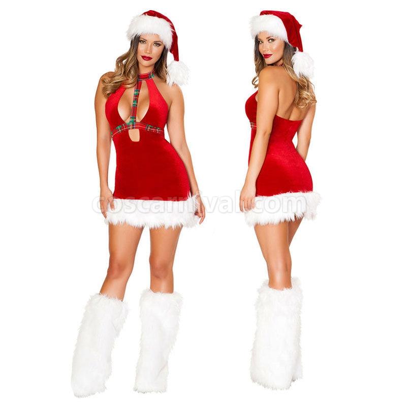Christmas Girl Cosplay Dress Bar Performance Costume Sexy Suit Skirt Cosplay Costumes coscarnival011113796