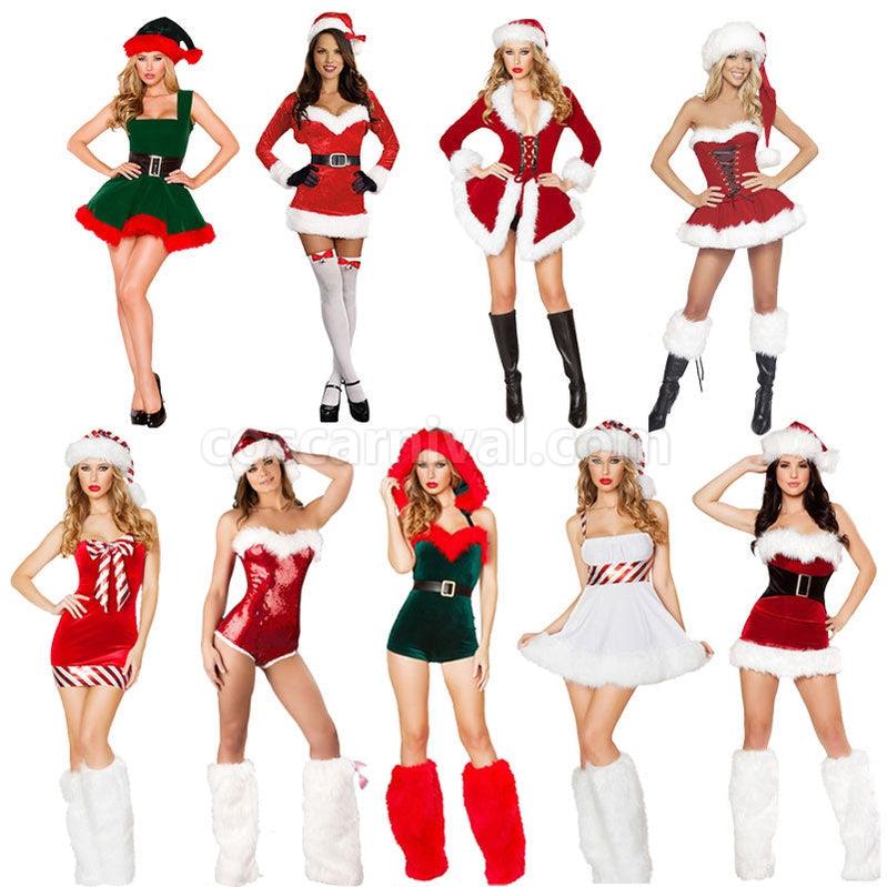 Christmas Girl Cosplay Dress Bar Performance Costume Sexy Suit Skirt Cosplay Costumes coscarnival011113798