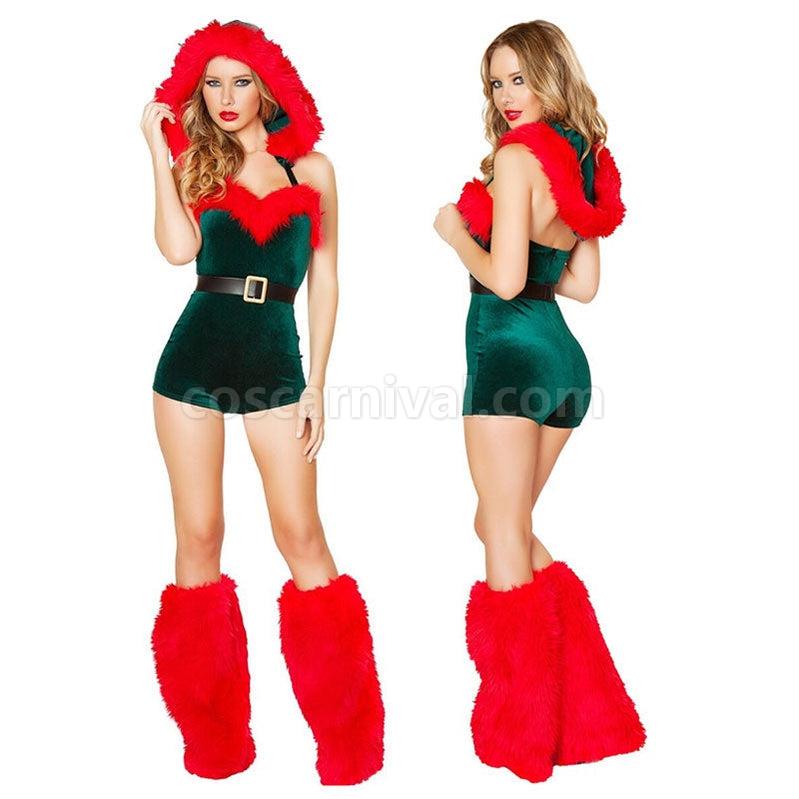 Christmas Girl Cosplay Dress Bar Performance Costume Sexy Suit Skirt Cosplay Costumes coscarnival011113826