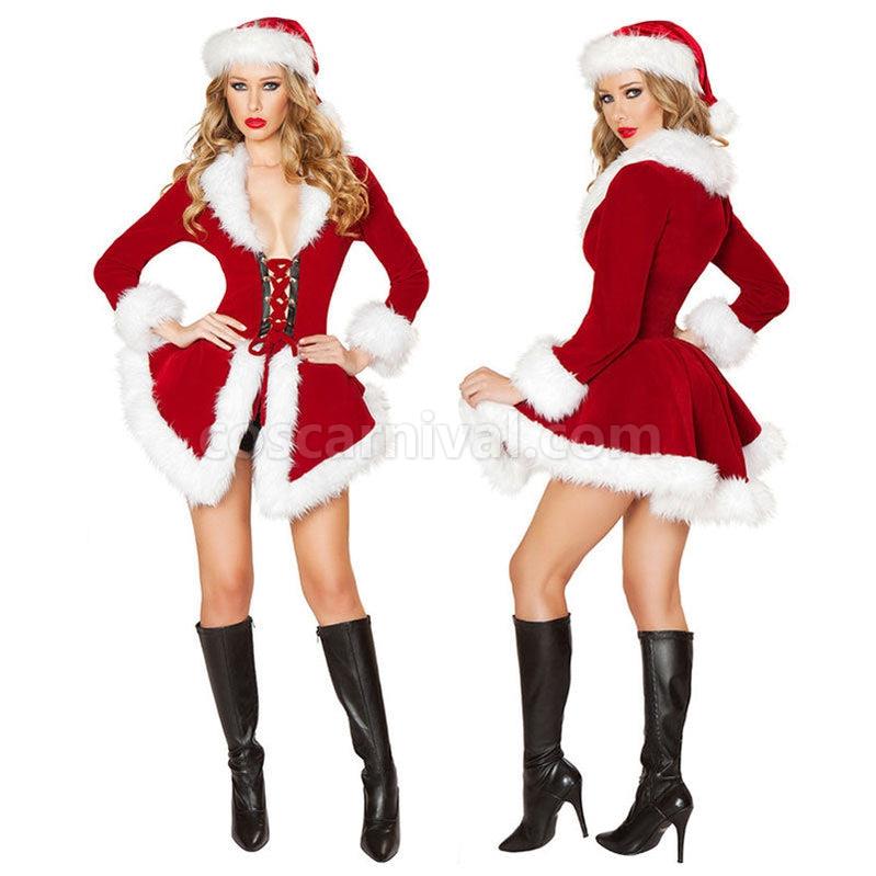Christmas Girl Cosplay Dress Bar Performance Costume Sexy Suit Skirt Cosplay Costumes coscarnival011113856