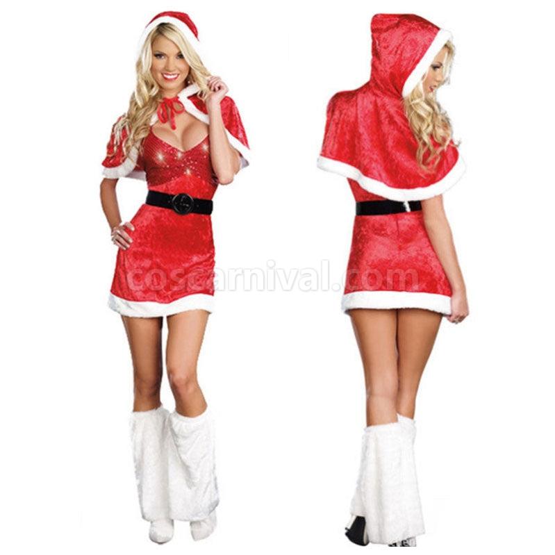 Christmas Girl Cosplay Dress Bar Performance Costume Sexy Suit Skirt Cosplay Costumes coscarnival011113865