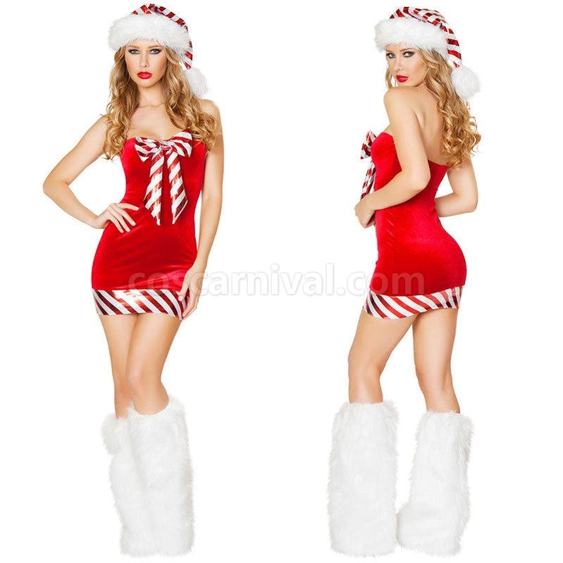 Christmas Girl Cosplay Dress Bar Performance Costume Sexy Suit Skirt Cosplay Costumes coscarnival011113892