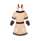 Christmas Reindeer Brown Dance Party Costume coscarnival011114270