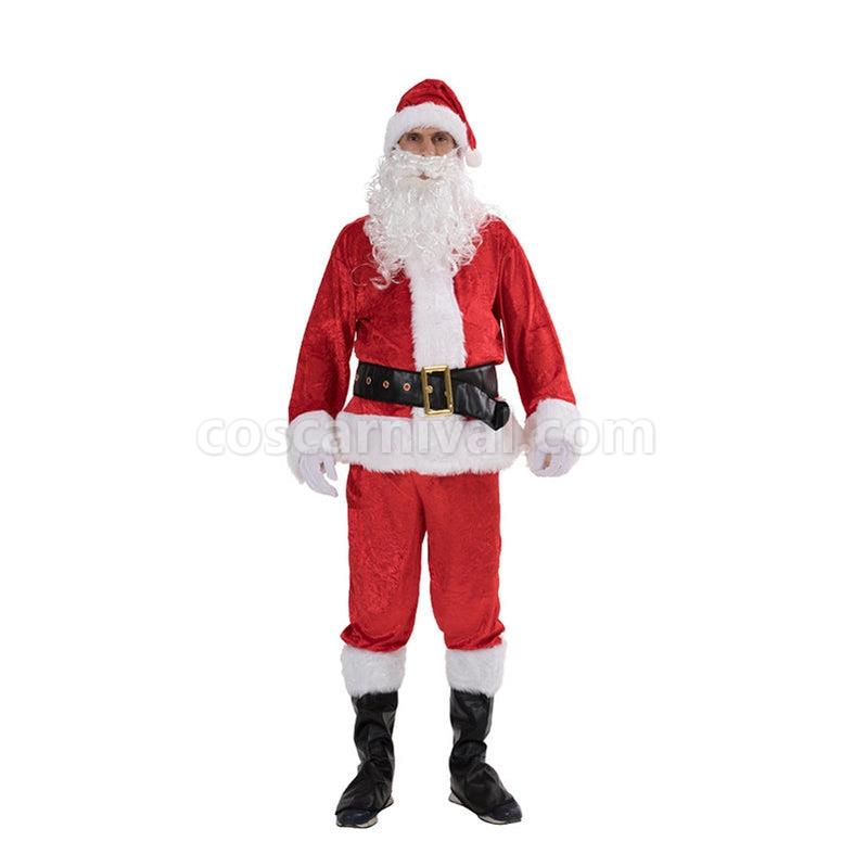 Christmas Santa Suit Adult Costume coscarnival011113344