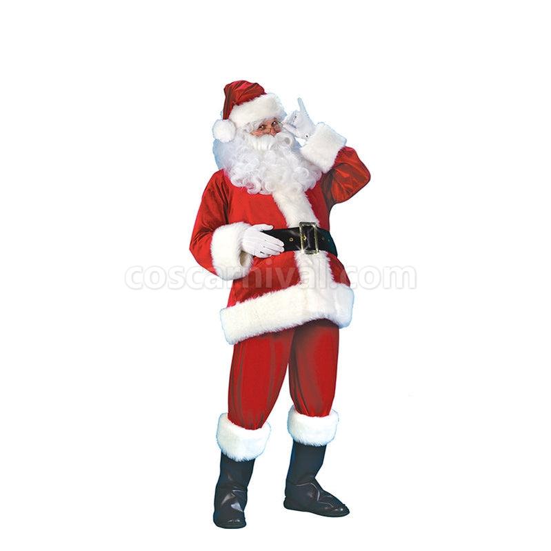 Christmas Santa Suit Adult Costume coscarnival011113361