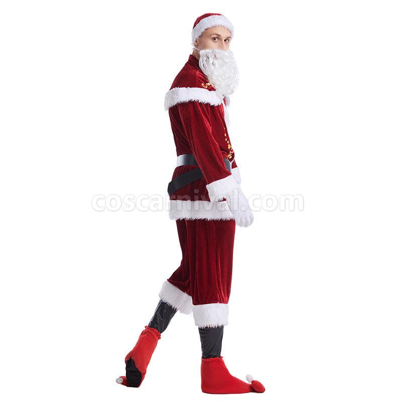 Christmas Stage Performance New Year Party Female Santa Claus Christmas Cosplay Costumes coscarnival01118909