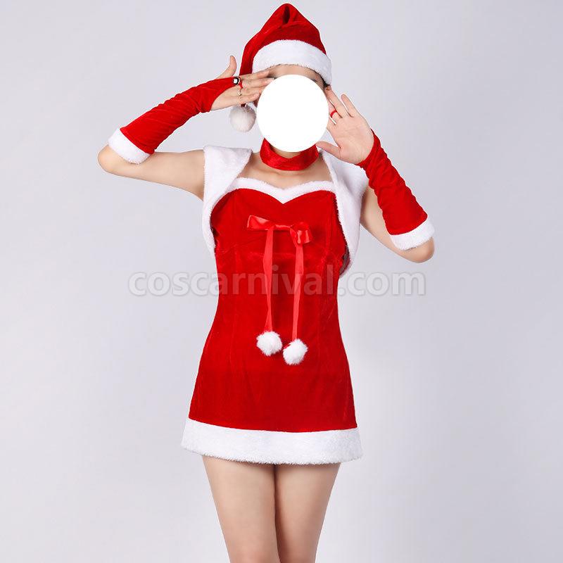 Christmas Women's New Year's Shirt Bunny Girl Maid Coslay Costumes coscarnival01112358
