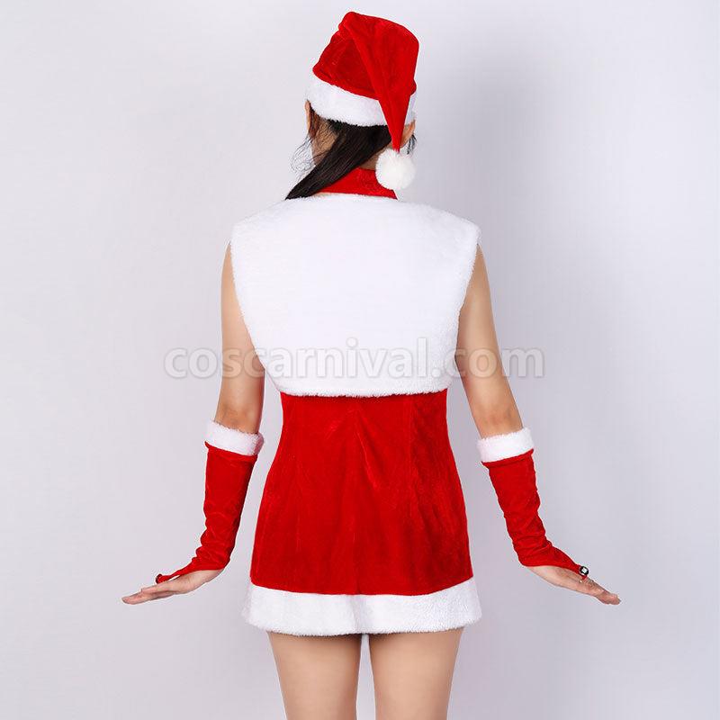 Christmas Women's New Year's Shirt Bunny Girl Maid Coslay Costumes coscarnival01112364
