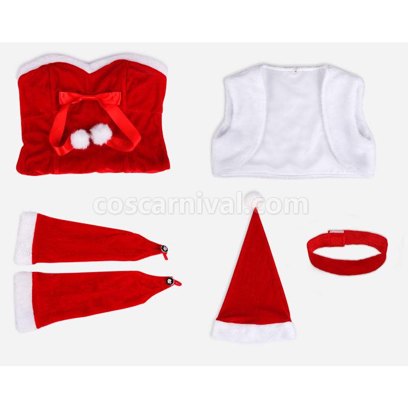 Christmas Women's New Year's Shirt Bunny Girl Maid Coslay Costumes coscarnival01112375