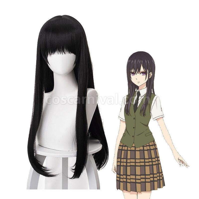 Citrus Mei Aihara Long Straight Black Cosplay Wigs coscarnival011116011