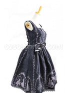 Classic-Cinderella-Black-Cotton-And-Satin-Womens-Lolita-Dress-coscarnival-5218