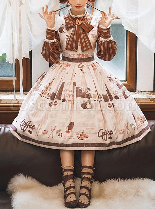 Classic-Lolita-Chocolate-Candy-Print-Decoration-Letter-Print-Cute-High-Waist-Belt-Sleeveless-Dress-coscarnival-1766