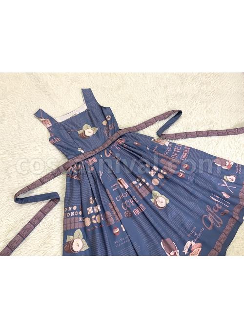 Classic-Lolita-Chocolate-Candy-Print-Decoration-Letter-Print-Cute-High-Waist-Belt-Sleeveless-Dress-coscarnival-1788