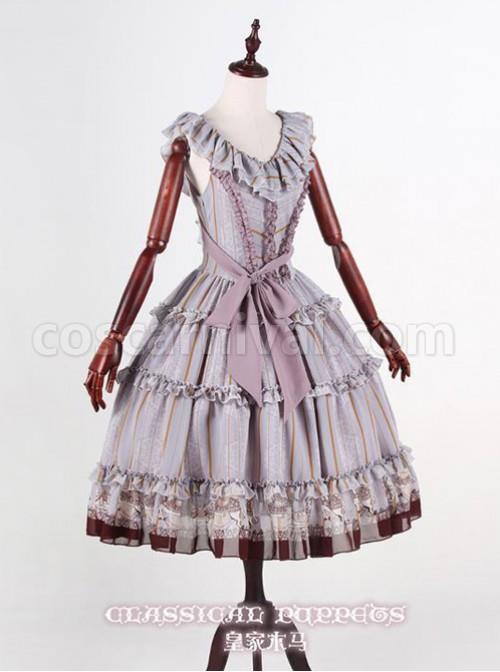 Classical-Puppets-Royal-Carousel-Super-Special-Design-Bluish-Gray-Chiffon-Lolita-Jumper-Skirt-coscarnival-5194