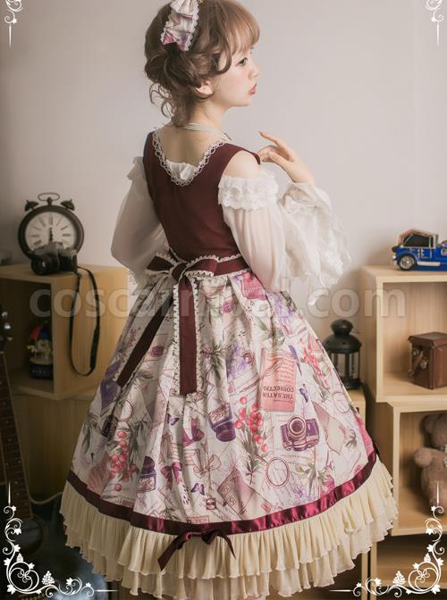 Collect-The-Traveler-Series-Wine-Red-Classic-Lolita-Sleeveless-Dress-coscarnival-4044