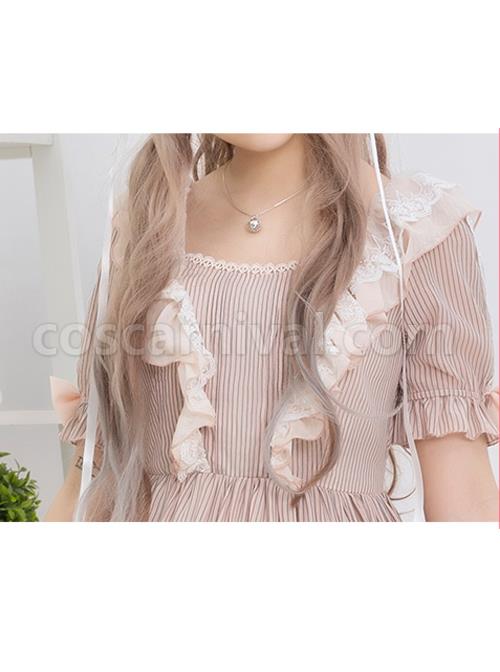 Concise-Lace-Ruffles-Classic-Lolita-Short-Sleeve-Dress-coscarnival-5185