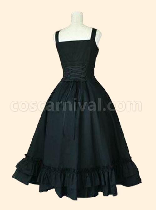 Concise-Middle-waisted-Classic-Lolita-Sling-Long-Dress-coscarnival-1110