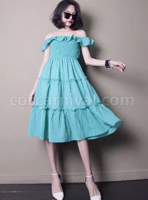 Concise-Ruffles-Classic-Lolita-Strapless-Dress-coscarnival-1739