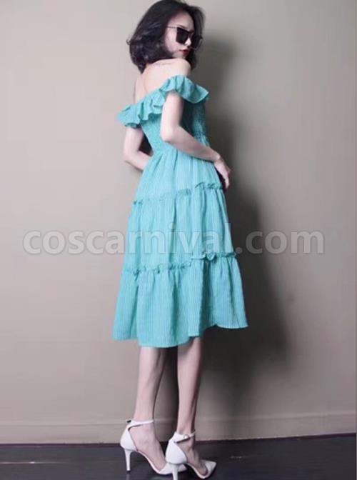 Concise-Ruffles-Classic-Lolita-Strapless-Dress-coscarnival-1760