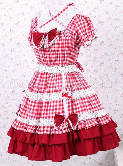 Cotton-Red-Plaid-Ruffle-Sweet-Lolita-Short-Sleeve-Dress-coscarnival-1147.jpg