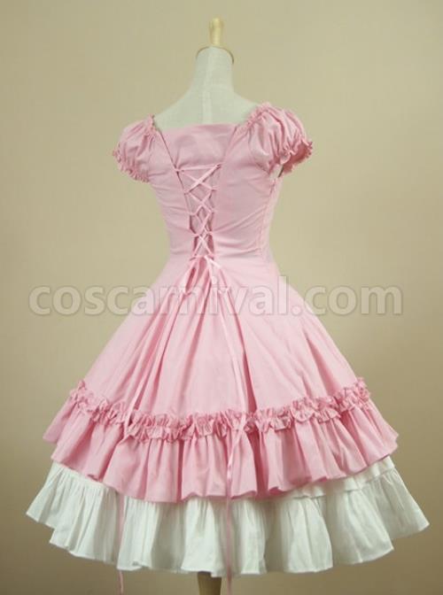 Cotton-Short-Sleeves-Ruffle-Classic-Lolita-Dress-coscarnival-1236