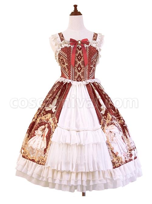 Court-Retro-Delicate-Gold-Thread-Lace-Trimmed-Jacquard-Chiffon-Ruffled-Open-Placket-Hem-Classic-Lolita-Sleeveless-Dress-coscarnival-3123