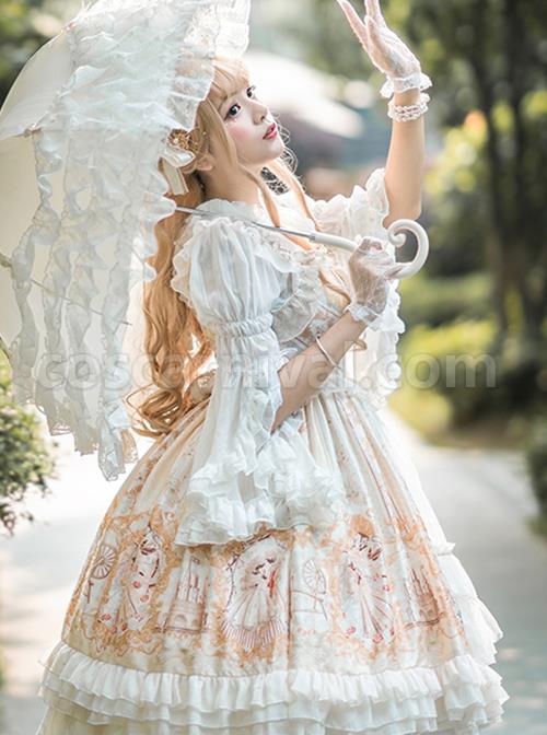 Court-Retro-Delicate-Gold-Thread-Lace-Trimmed-Jacquard-Chiffon-Ruffled-Open-Placket-Hem-Classic-Lolita-Sleeveless-Dress-coscarnival-3141